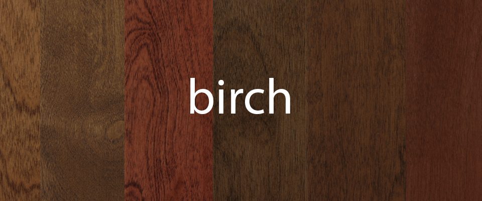 Birch Stain Samples Freedom Valley Cabinets