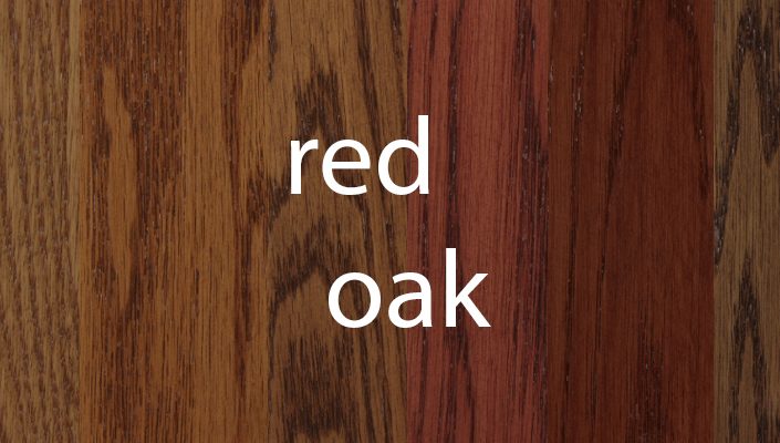 Red Oak Stain Samples